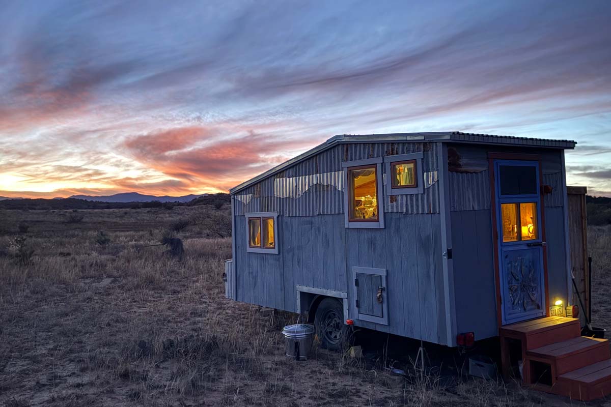tiny-house-at-night image Optional Housing at Sedona Spiritual Retreat