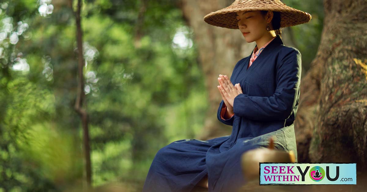 What-meditation-taught-me image Woman Meditating by Tree