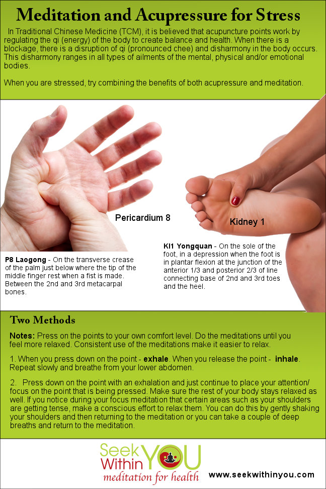 Meditation and Acupressure for Stress Meditation and Acupressure for Stress